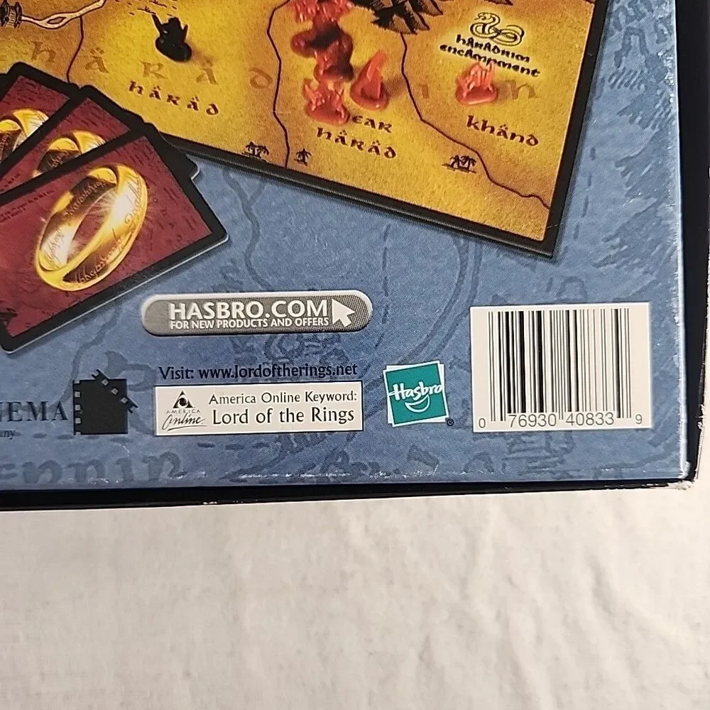 Game 2003 Hasbro RISK Lord of the Rings Trilogy Edition Board New Factory Sealed
